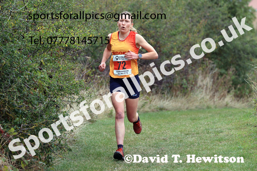 SSenior Womens Relay, 2025 Farringdon Cross Country Relays, Sunderland. Photo: David T. Hewitson/Sports for All Pics